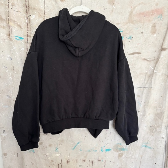 Fear of God ESSENTIALS Jet Black Hoodie - Picture 5 of 7